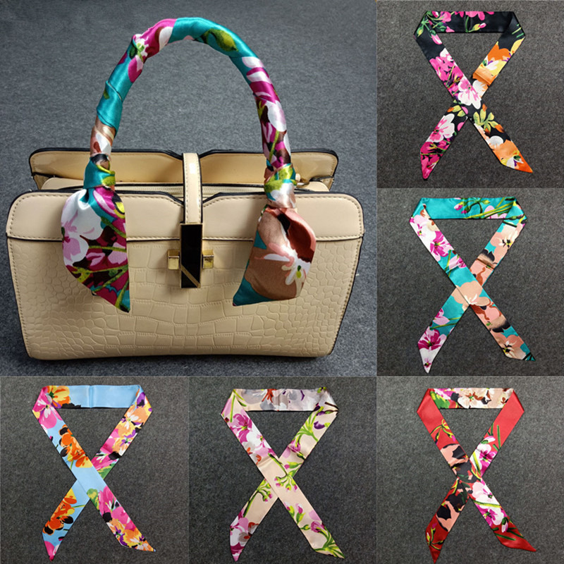 Face Scarf Mask - 47 цветов бренд бандана маленькая шелковая