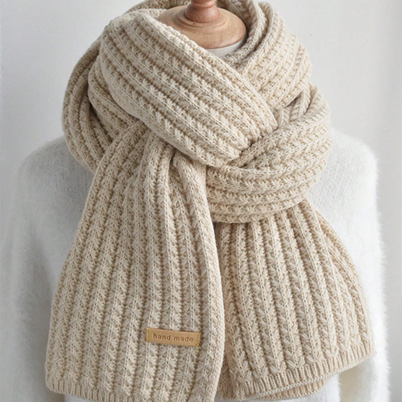 Толстый вязаный теплый кашемир – обзор и цена Muffler Men Wool