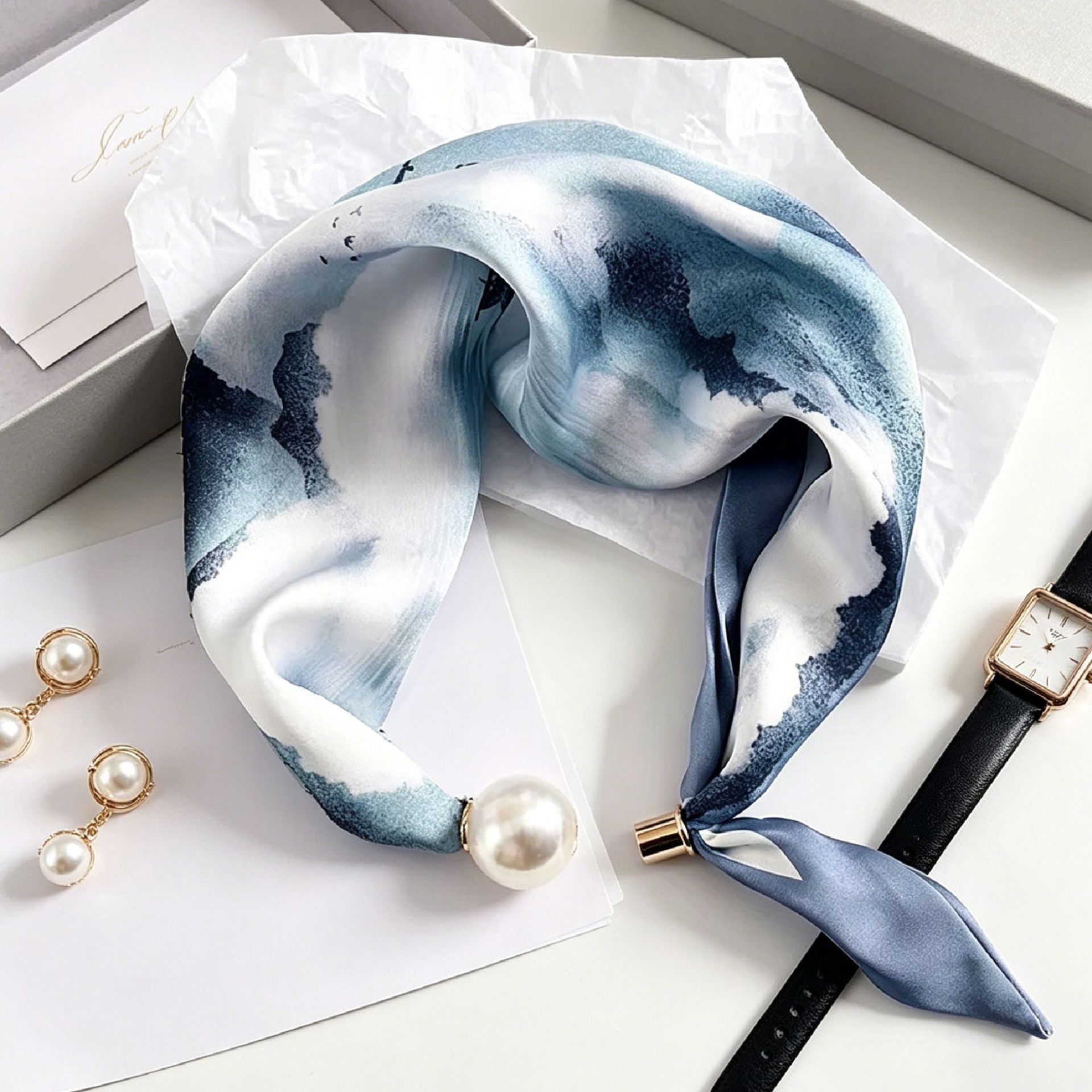 Роскошный жемчужный магнитный  – обзор и цена Face Scarf Mask