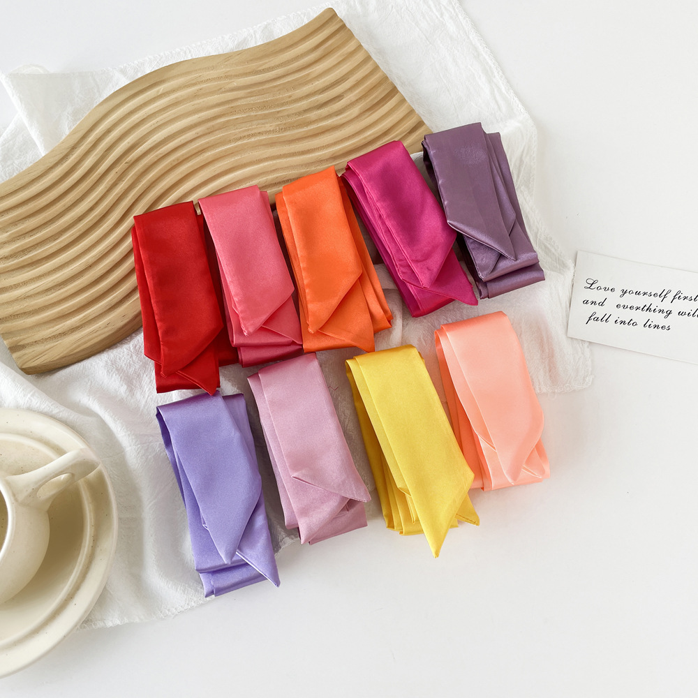Однотонный атласный узкий шарф – обзор и цена Bow Tie Pre Tied