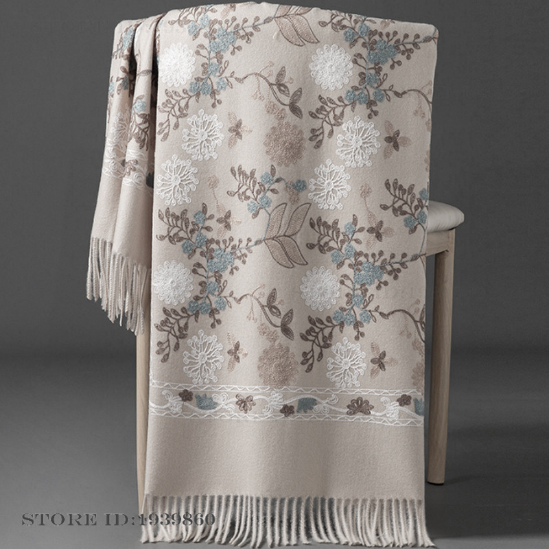 Женский кашемировый пашминовый – обзор и цена Woven Scarf Blanket