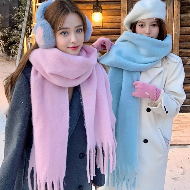 Зимний шарф для женщин, кашеми – обзор и цена Woven Scarf Blanket