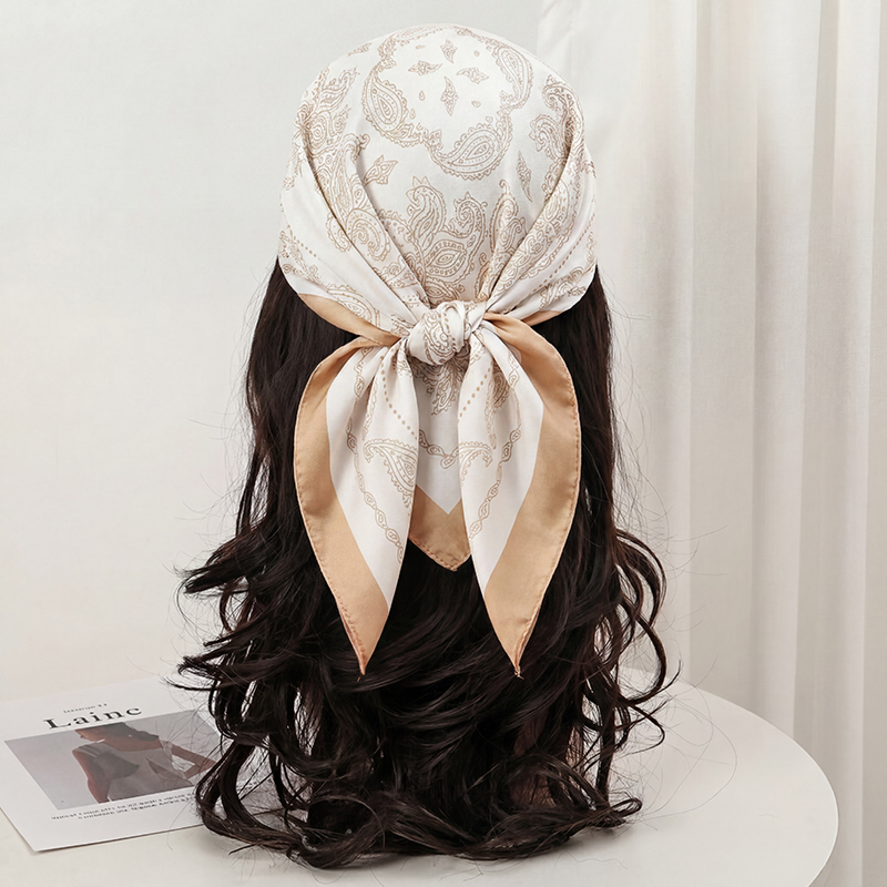 Винтажный бежевый квадратный п – обзор и цена Face Scarf Mask