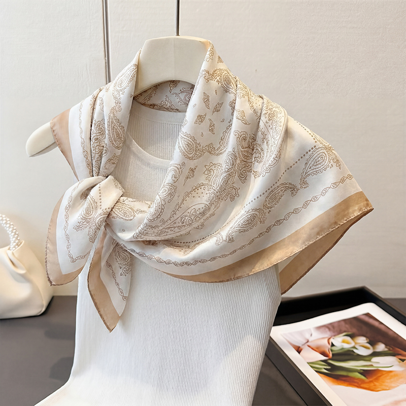Винтажный бежевый квадратный п – обзор и цена Face Scarf Mask