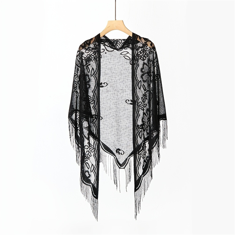 Новый кружевной шарф с вышивко – обзор и цена Stole Wedding Shawl